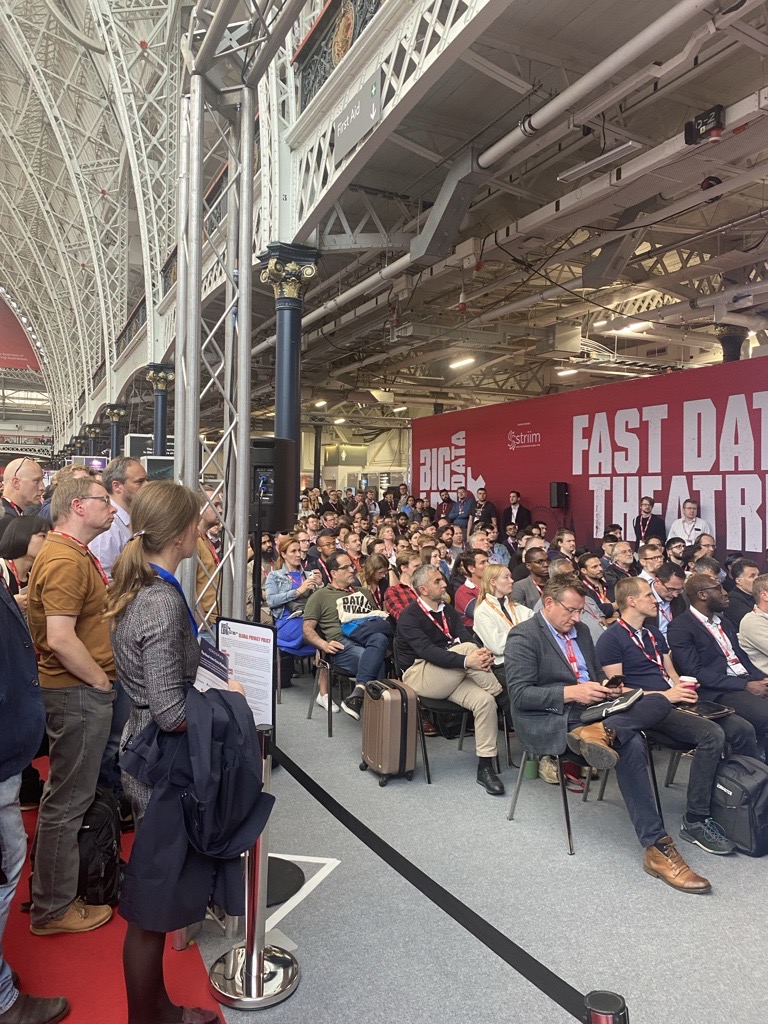 People in the audience at Big Data London 2024.
