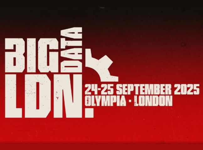 Big Data London logo with dates '24-25 September 2025' and location, 'Olympia, London'.