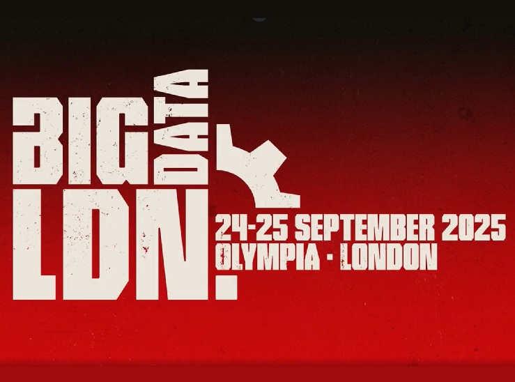 Big Data London logo with dates '24-25 September 2025' and location, 'Olympia, London'.