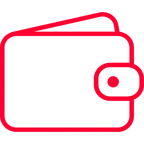 Wallet icon.